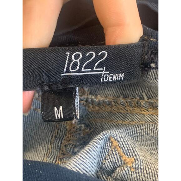 1822 Denim Women's Stretch Maternity Skinny Jeans High Rise Blue Size Medium - Picture 3 of 4
